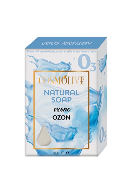 Cosmolive Doğal Sabun | Ozon Katı | Yüz Saç Cilt Bakımı | Kokulu | 100 gr
