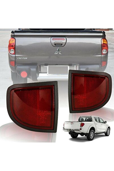 Genel Markalar Mitsubishi L200 Sağ Sol Arka Tampon Reflektörü 2007--2014