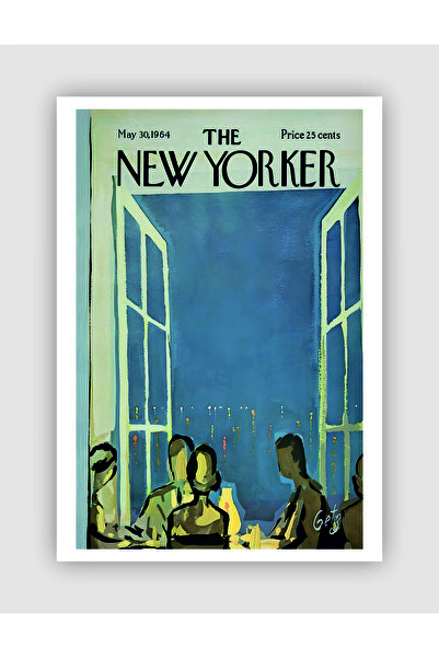 fırsatlar diyarı May 30, 1964 The New Yorker Duvar Posteri - Kalın Kağıt - Çe...