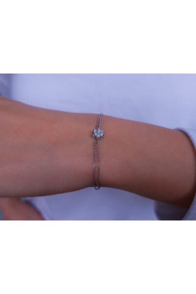 Sirius Pırlanta Pırlanta Papatya Bileklik