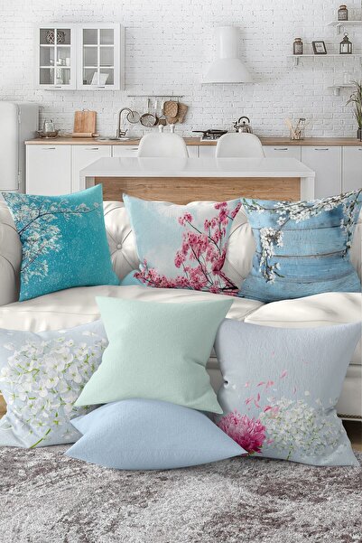 Nish & Royal Set de huse de pernă cu design special imprimat digital, din 7 p...