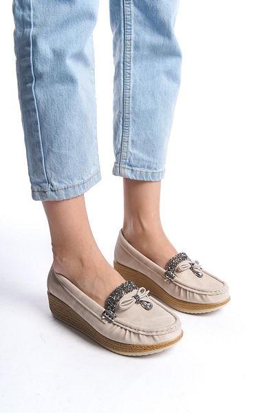 HVZ Exclusive Pantofi casual de damă cu talpă cu pană