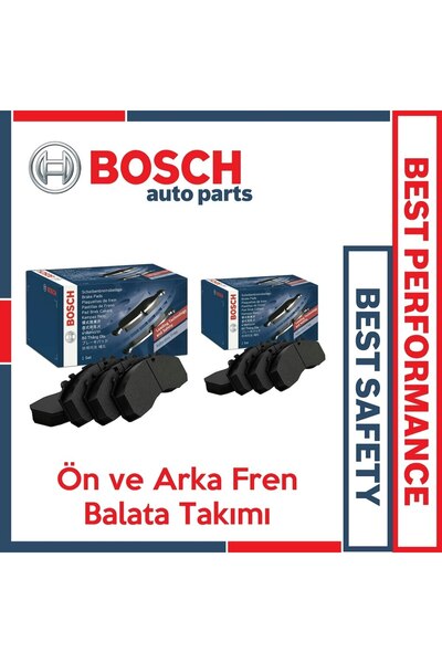 Bosch Honda Civic Fc5 2017-2021 Bosch Ön ve Arka Fren Balata Takımı