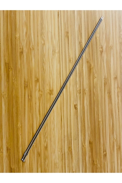 Öztürk Full Steel Knitted Skewer34 cmNo:3Warning: Pointed tip sinking risk