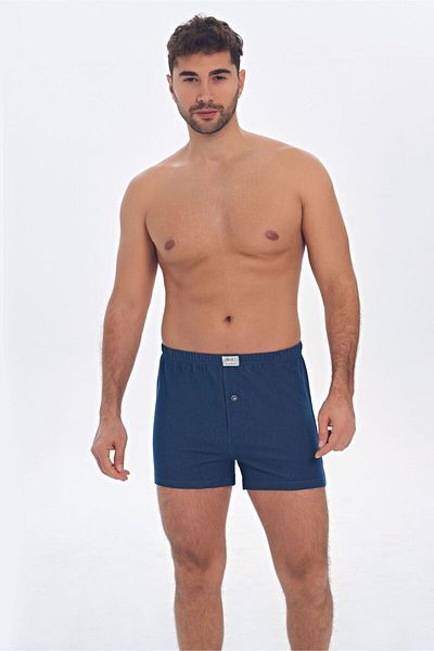 Anıl Ανδρικό βαμβακερό μπροστινό κουμπί Classic Boxer (0073)