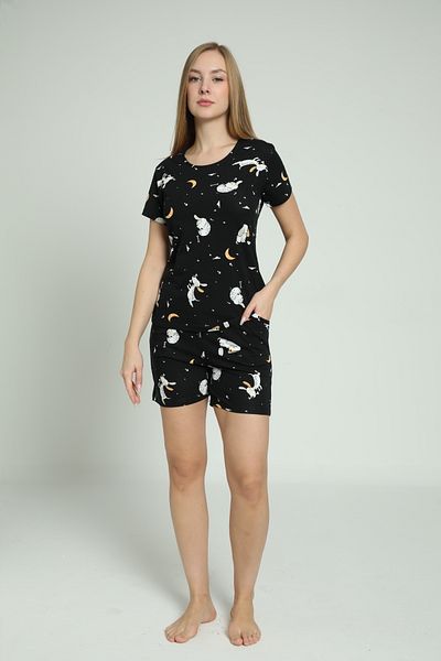 Rubina Secret Set pijama cu mâneci scurte din bumbac - Elegant 4 anotimpuri - Homewear