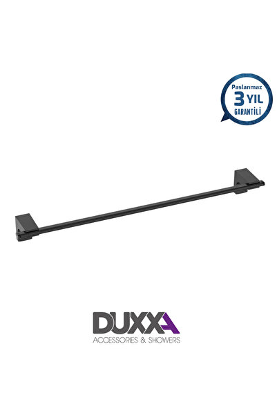 Duxxa F1 Uzun Havluluk Mat Siyah (Yassı Boru)