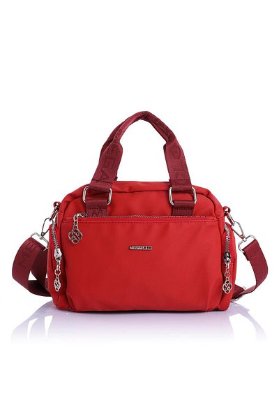 Getcho Rases Women's Red Satin Multi-Eye Crossbody Bag with Shoulder Strap Suitable for Daily Use