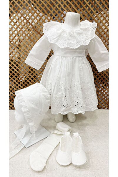 PARK BEBE KIZ BEBEK 0/3-3/6 AY GÜPÜRLÜ MEVLÜTLÜK SET