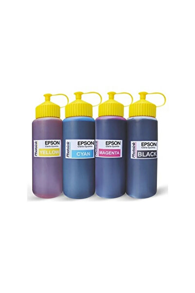 starprint EPSON UYUMLU 664 MÜREKKEP SETİ 4 renk 4x500ml SET L3050 L3060 L365 ...