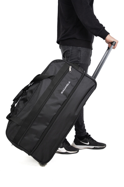 BAGWELL Büyük Boy Kumaş Çekçekli Seyahat Valizi