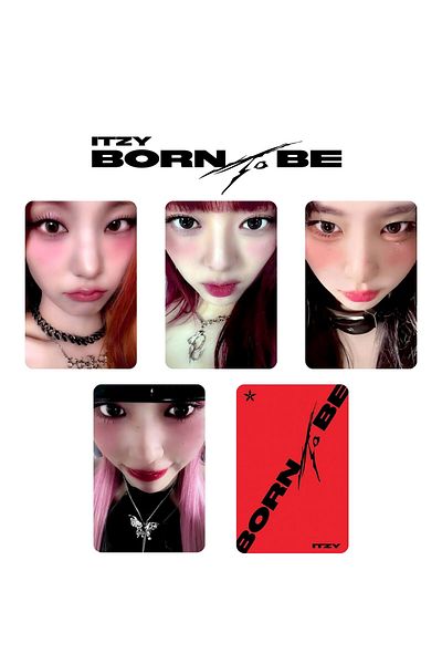 Kpop Dünyasi ITZY '' Born to Be '' Untouchable VerPhotocards Set 1