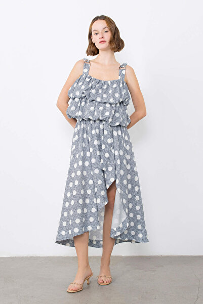 GİZİA Askılı Balon Model Mavi Bluz