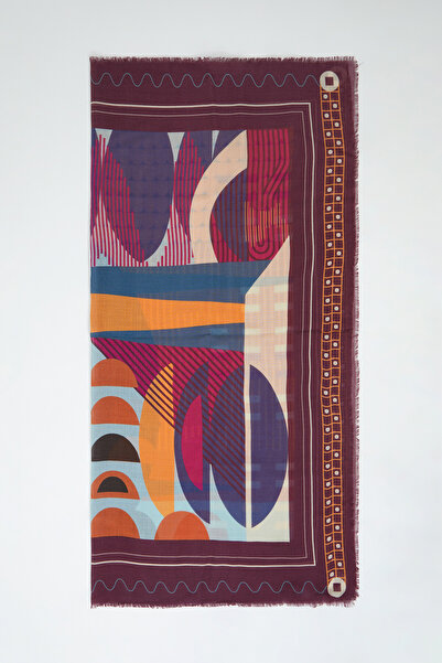 GİZİA Geometrik Desenli Eşarp