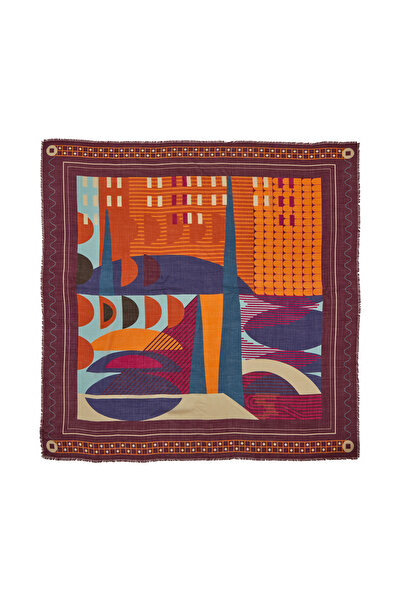 GİZİA Geometrik Desenli Eşarp