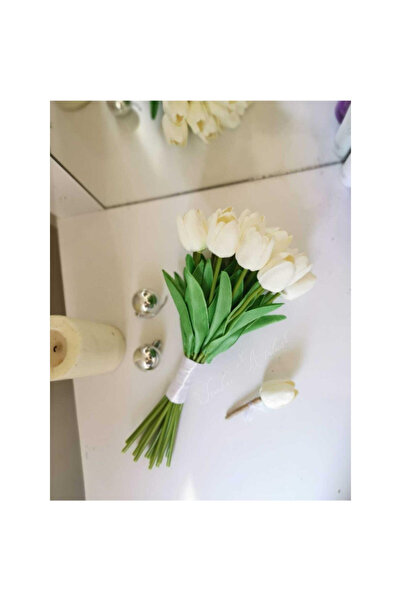 Bioren Islak Lale Buket’i Yaka Çiçeği Dahil