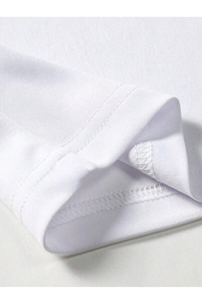 Jose Clothing Μπλουζάκι Unisex Λευκό με τύπωμα Οργανικό Βαμβάκι oversized