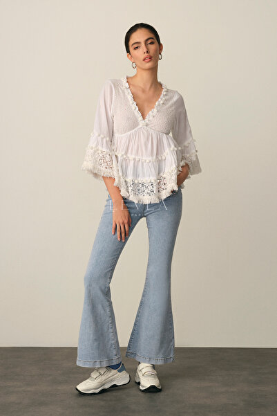 Antica Sartoria Işıltılı Bluz