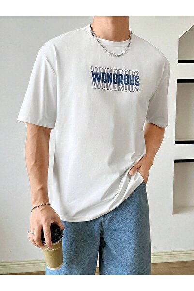 Jose Clothing Μπλουζάκι Unisex Λευκό με τύπωμα Οργανικό Βαμβάκι oversized