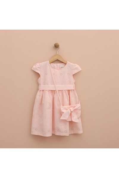 DIDuStore Rochie eleganta pentru fetita cu fundita Rochie ideala pentru ocazii speciale