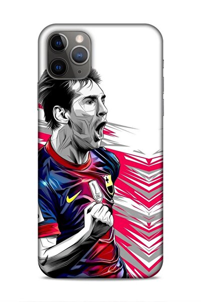 Lopard Apple iPhone 11 Pro Max Milce Footballers 19 Lionel Messi Navy Blue Full Protection Case