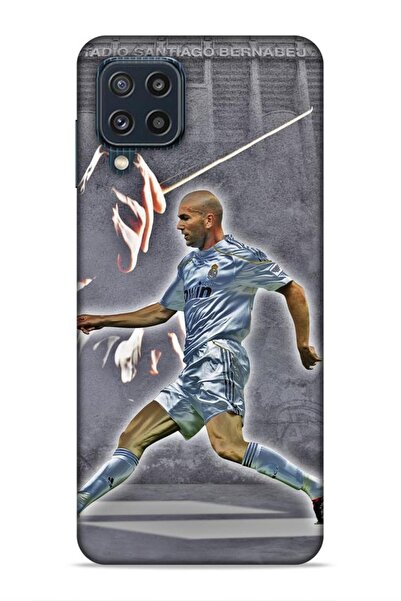 Lopard Soft Case for Samsung Galaxy M32 Gbox Footballers 17 Zinedine Zidane Gray