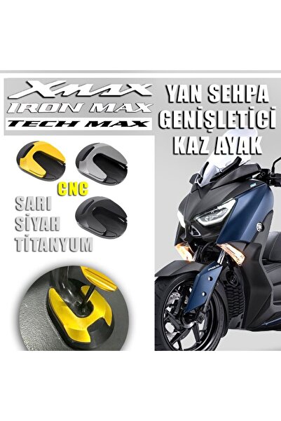 YSGMOTOPARTS Yamaha Xmax 125/250/300 2018-2023 Yan Sehpa Genişletici Kaz Ayak...