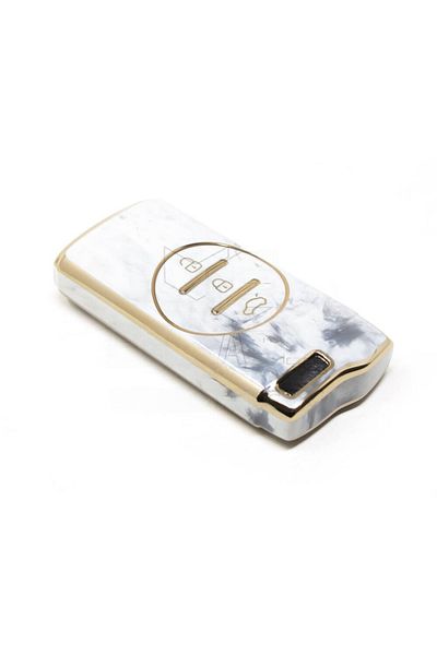 GMA KEYS Lux Chery Tiggo 7 Pro 3 Button Smart Nano Marble Patterned Key Case 1.Ci Quality
