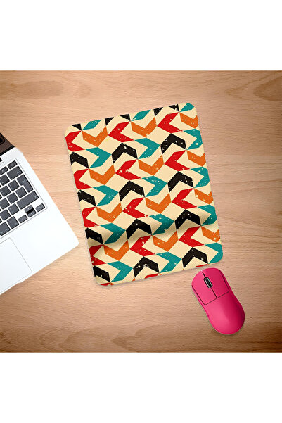 UcuruStore Πολύχρωμα βέλη Ορθογώνια βάση ποντικιού με στήριγμα καρπού