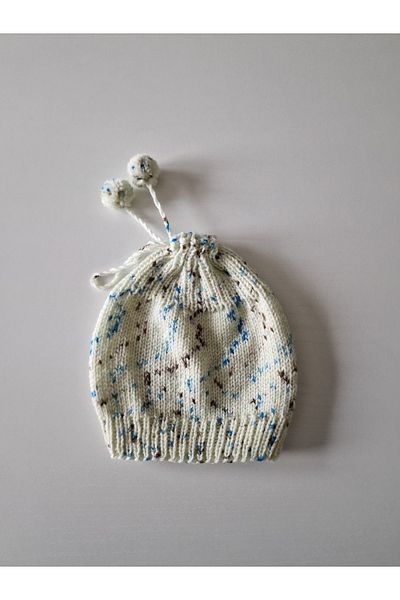 Butik Hobby Cafe Hand Knitted 0-3 Months Baby Beanie