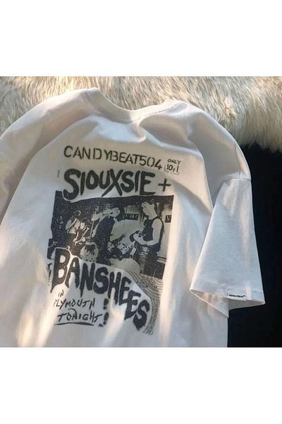 Gofeel Harajuku CandyBeat Printed Oversize Unisex T-shirt