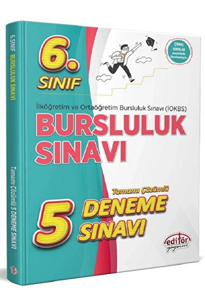 Editör Yayınevi 6. Sınıf Bursluluk 3 Yıl Çıkmış Sorular ve Çözümleri / Kolekt...
