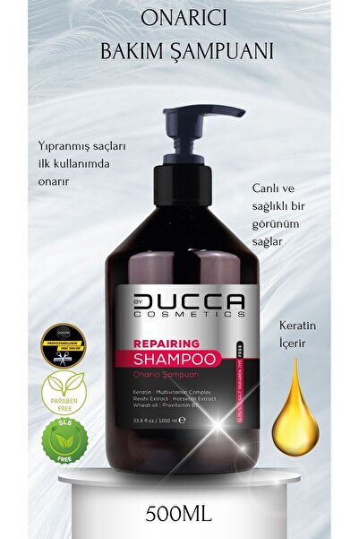 BY DUCCA شامبو العناية بالشعر 500 مل - خالي من الدهون ومحتوى الكيراتين