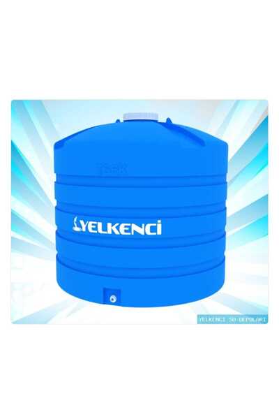 YELKENCİLER Polietilen Dikey Su Deposu 10ton MAVİ