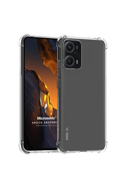 Microsonic Xiaomi Poco F5 Kılıf Shock Absorbing Şeffaf