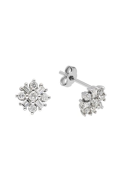 Sirius Pırlanta Kadın Capella Yıldızı Baget Pırlanta Küpe