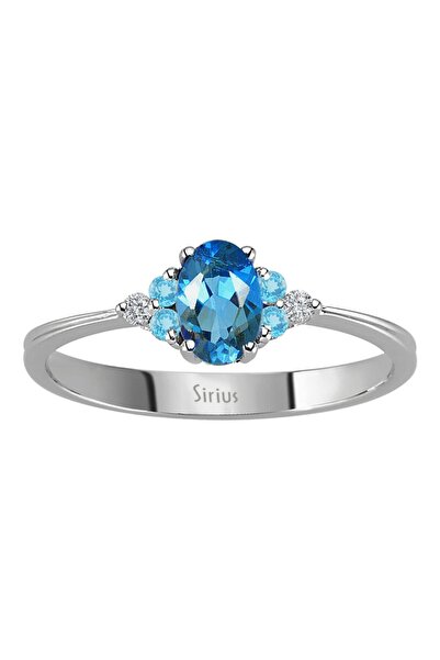 Sirius Pırlanta Pırlanta Ve Topaz Cadenza Yüzük