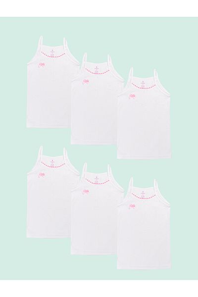 Ceysan CEYLANOĞLU 100% COTTON GIRL RIBANA STRING ATHLETE 327 (6 PIECES)