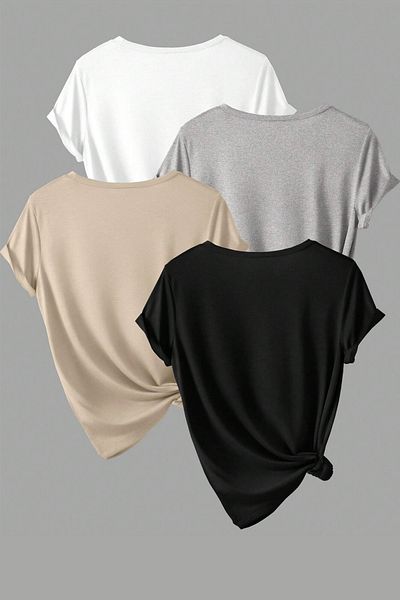 uyguntarz Μπλουζάκι Unisex Basic Model 4 τεμαχίων