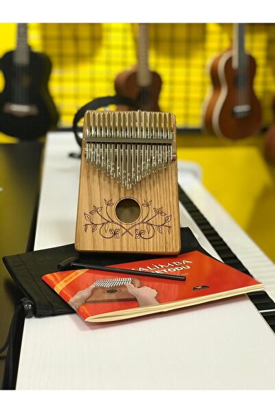 PUANDORG Maun Ağaç 17 Tuşlu Full Set (parlatma Bezi Akort Çekici Etiketleri T...