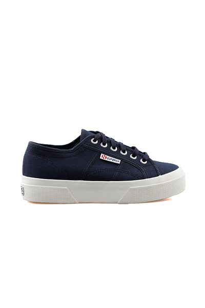 Superga 2740 Platform Navy Unisex Casual Shoes 2740-PLATFORM-NAVY Blue
