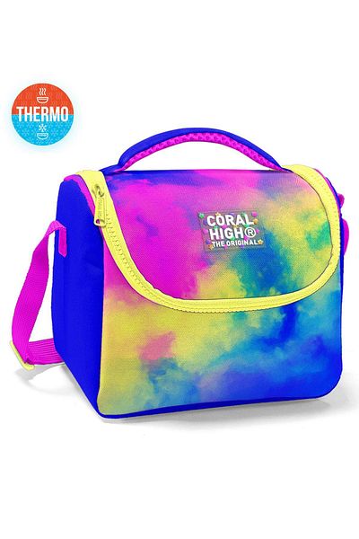 Coral High Kids Colorful Batik Patterned Thermo Lunchbox 11757