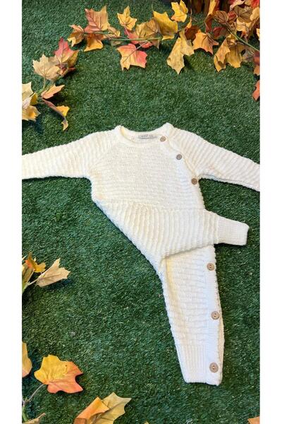 Aziz Bebe Tulum Unisex Yandan Dümeli