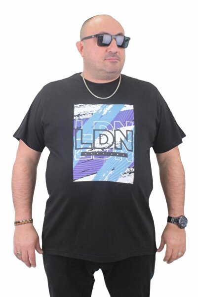 Starbattal Tricou cu gâtul în formă de O pentru bărbați, mărime mare, LDN 231...