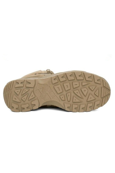 Hammer Jack 23015 Erkek Kum Bej Hakiki Deri Waterproof Su Geçirmez Outdoor Kalın Günlük Spor Kışlık Postal Bot