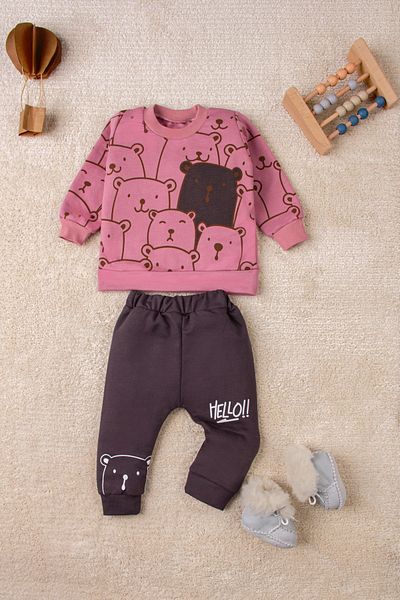 Mai Perla Hello Bears Organic Baby 2-Piece Set