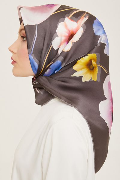 Armine ARMINE Silk Scarf 9105D - Size S (Double Carriage)