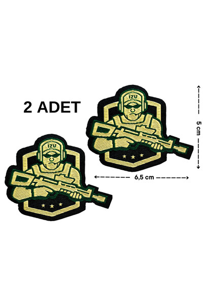 Megas Etiket لعبة "Airsoft" المنسوجة المزخرفة/التصحيح بالكي