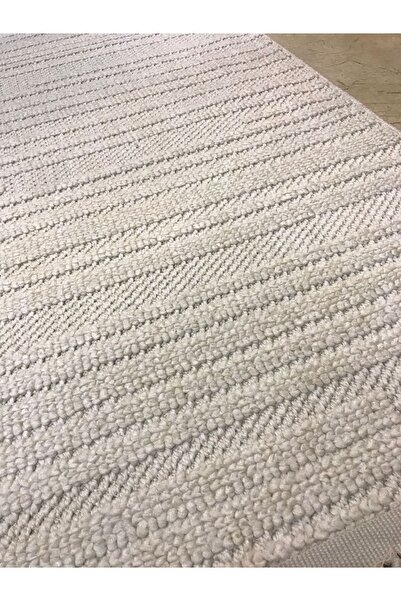 SERİA HALI KOYUNLU BUKLE RUG  örgü saçaklı  yeni nesil halı