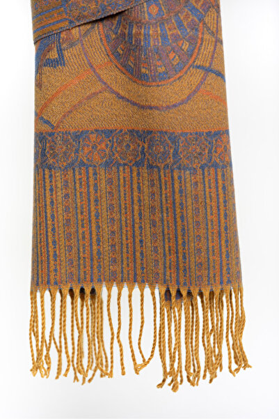 MAWLANA CASHMERE & SILK MODAL KAŞMİR JAKARLI ŞAL (JAMWAR)